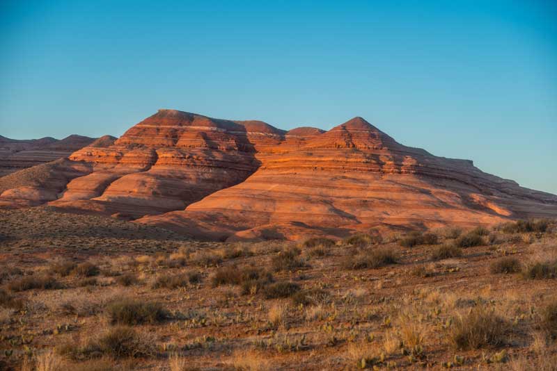 Sandstone hills outside of Bull Frog UT