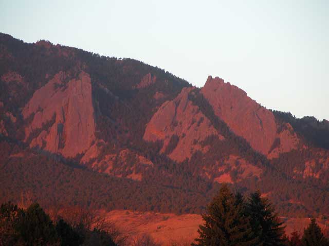 The Flatirons At Dawn