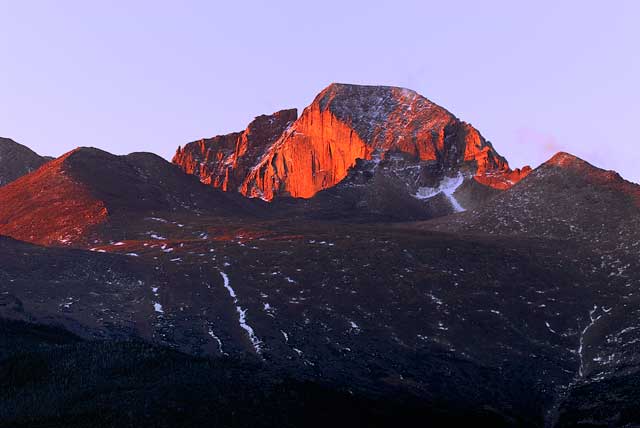 Longs Peak At First Light