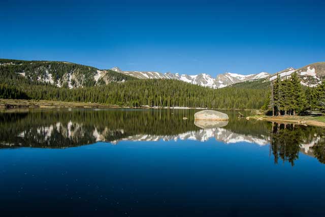 Brainard Lake and the Indian Peaks