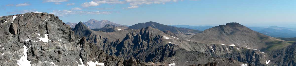 Longs Peak And The Indian Peaks 