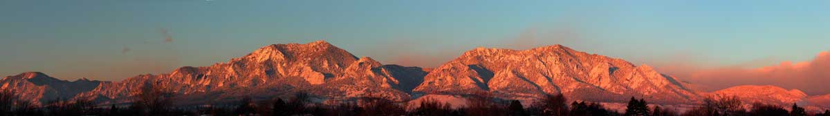 The Flatirons At Dawn 