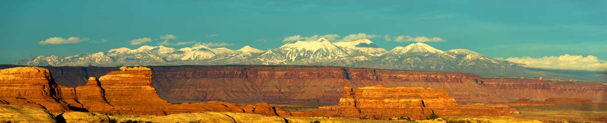 The La Sal Range And Big Springs Canyon 