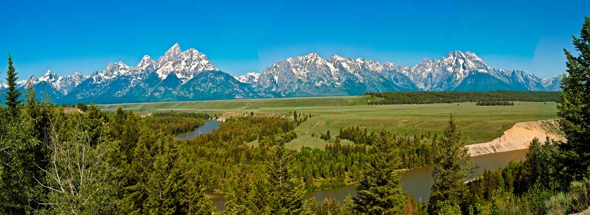 The Snake River Tetons